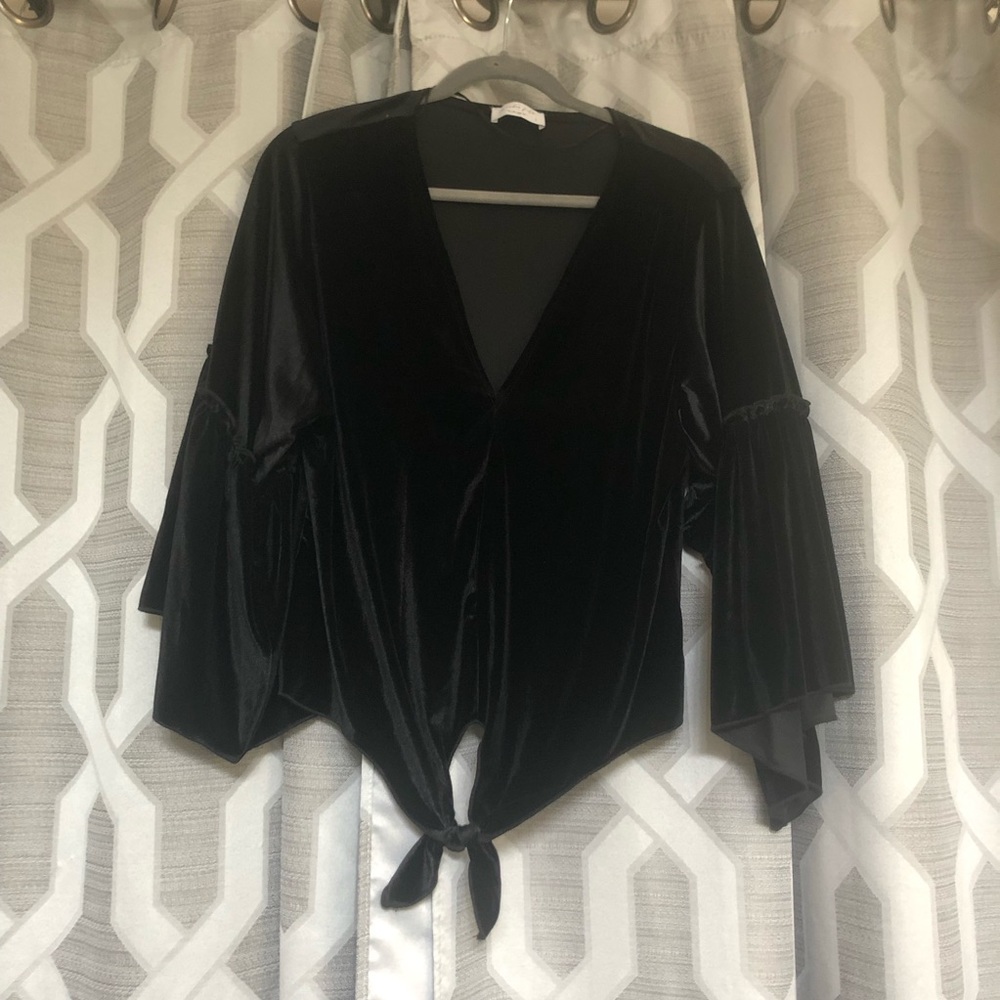 Velvet top.